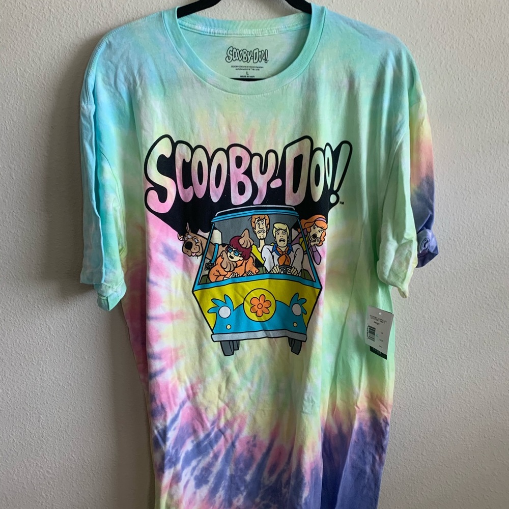 Vintage scooby doo tye-dye shirt